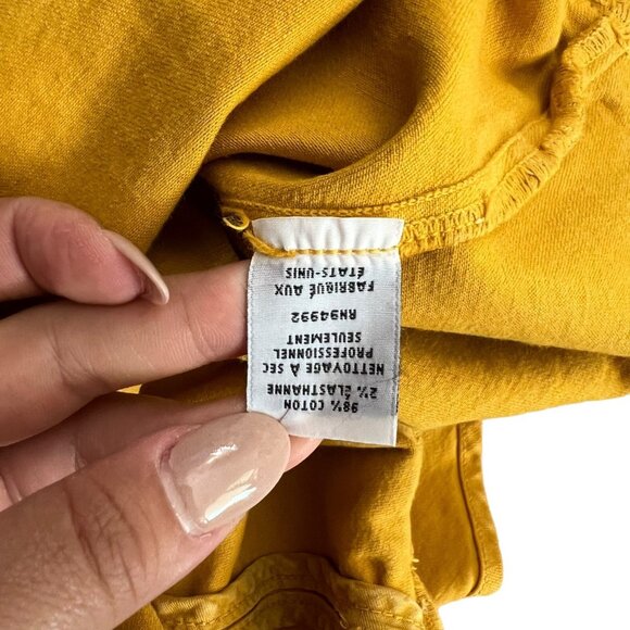 Jonathan Simkhai One Shoulder Denim Ruffle Mini Dress 10 Yellow Asymmetric‎ - Picture 10 of 16